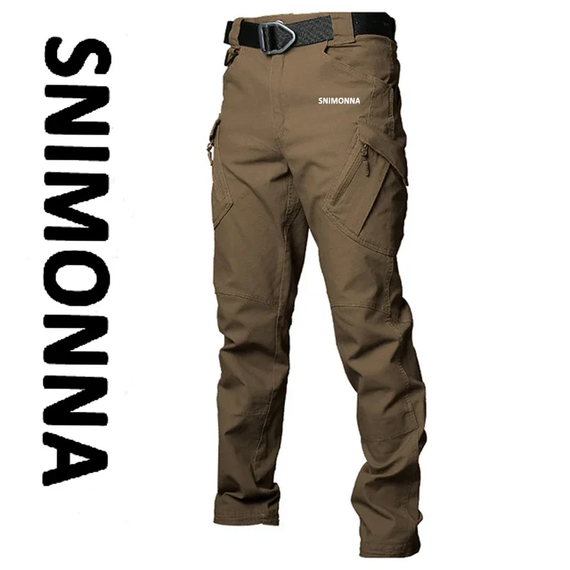 Spring/Summer Waterproof Fishing Pants Tactical Pants X9 Mountaineering Training Suit Multi Pocket Hunting Pants 2024