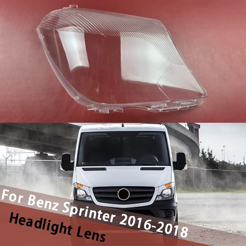 Car Headlamp Cover For Mercedes-Benz Sprinter 2016 2017 2018 Transparent Lampshade Headlight Lens Shell Head Light Housing