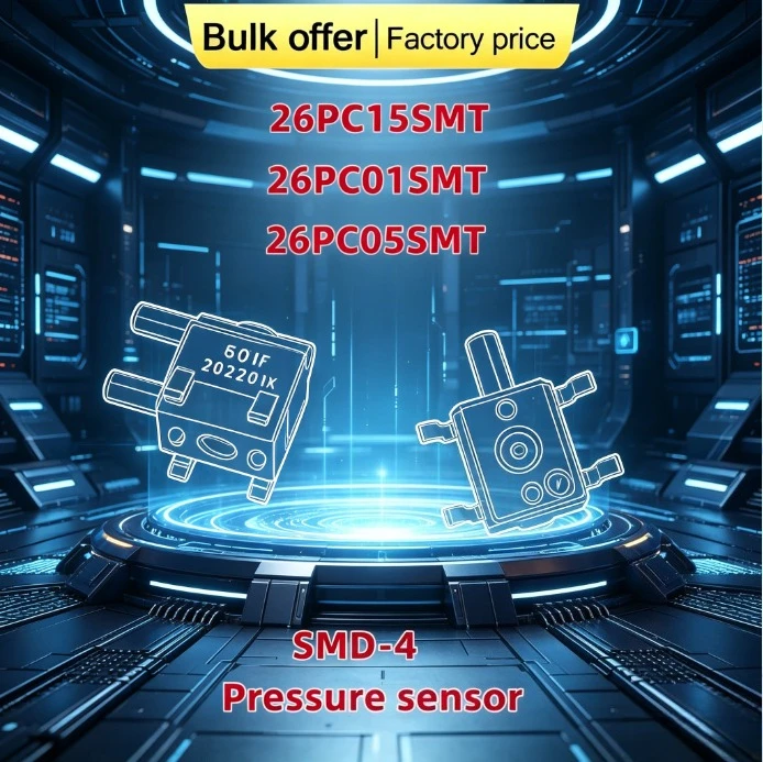 Original 26PC15SMT Composite Temperature Compensation Pressure Sensor SMD-4 26PC05SMT 26PC01SMT