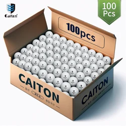 Caiton 100 szt. 3-warstwowych piłek golfowych - wysoka wydajność, duże odległości, regulacja wirowania, trwała, wysoka dokładność - trening i wszystkie poziomy