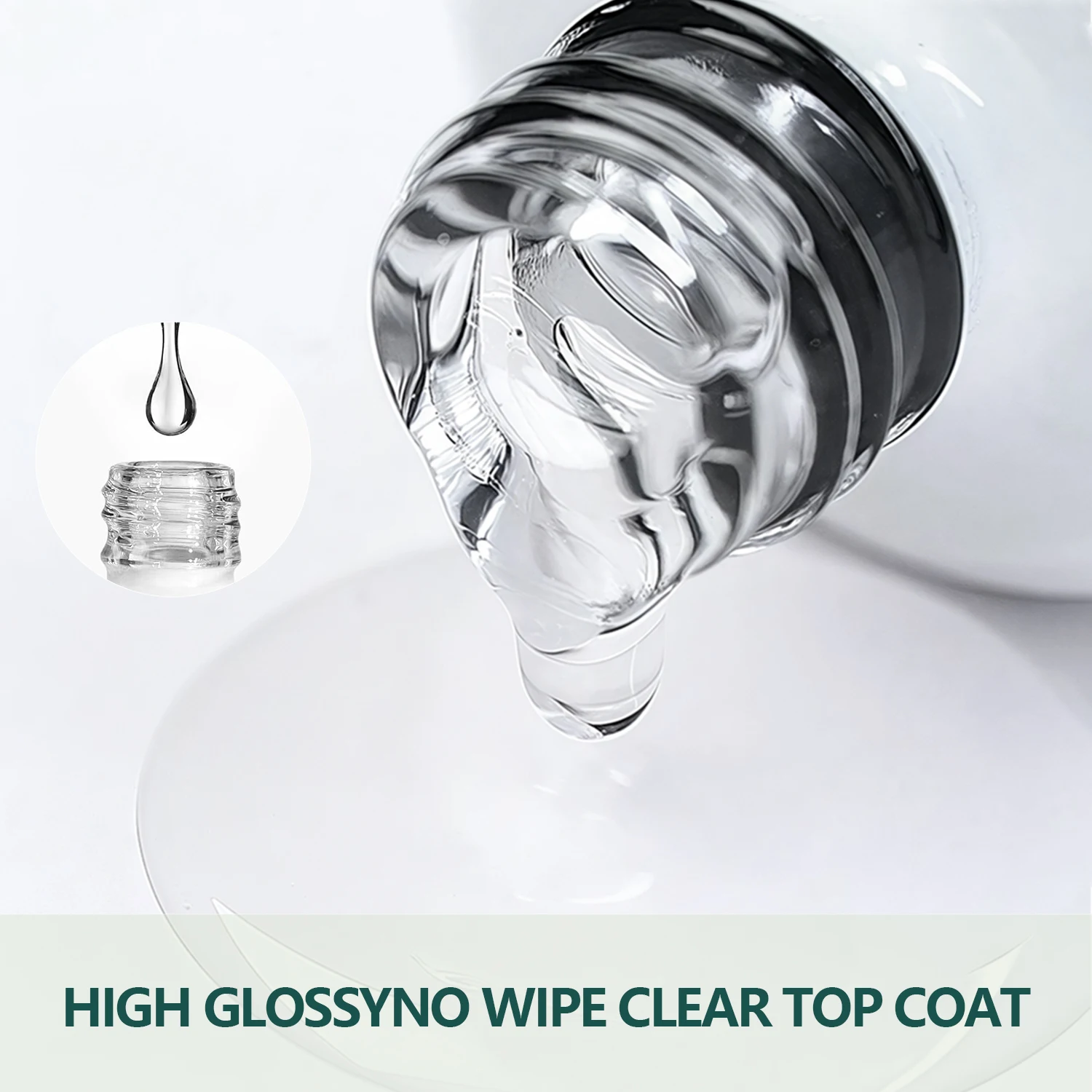 네일팝 크롬 파우더 탑코트 고광택 탑코트 젤 네일 실러 오래 지속 사용하기 쉬운 UV 램프 딥 DIY 살롱 아트 디자인