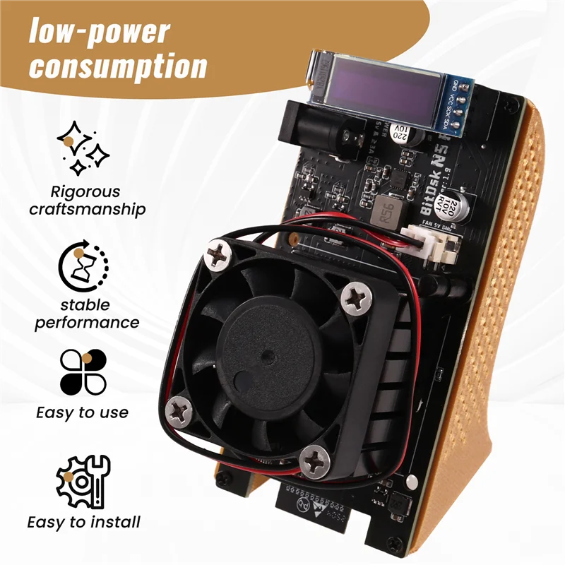 【تخليص】Bitaxe BM1397 200Gh/S جهاز تعدين Solo Bitcoin ASIC عالي الكفاءة، جهاز تعدين BTC منخفض الطاقة مع قابس AU #6