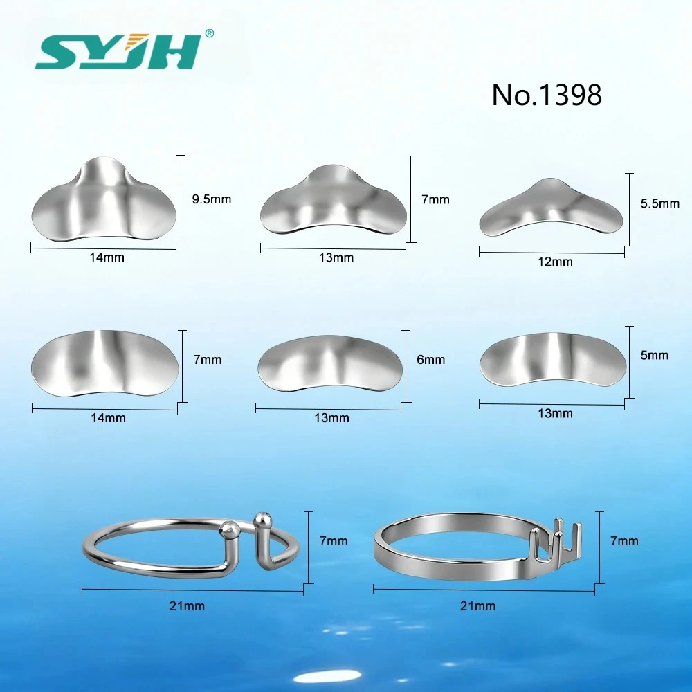 Sectional Contoured Matrix System for Dentistry Metal Bands with Spring Clip &Clamping Separating Ring Wedges Kit No.1.398/1.330