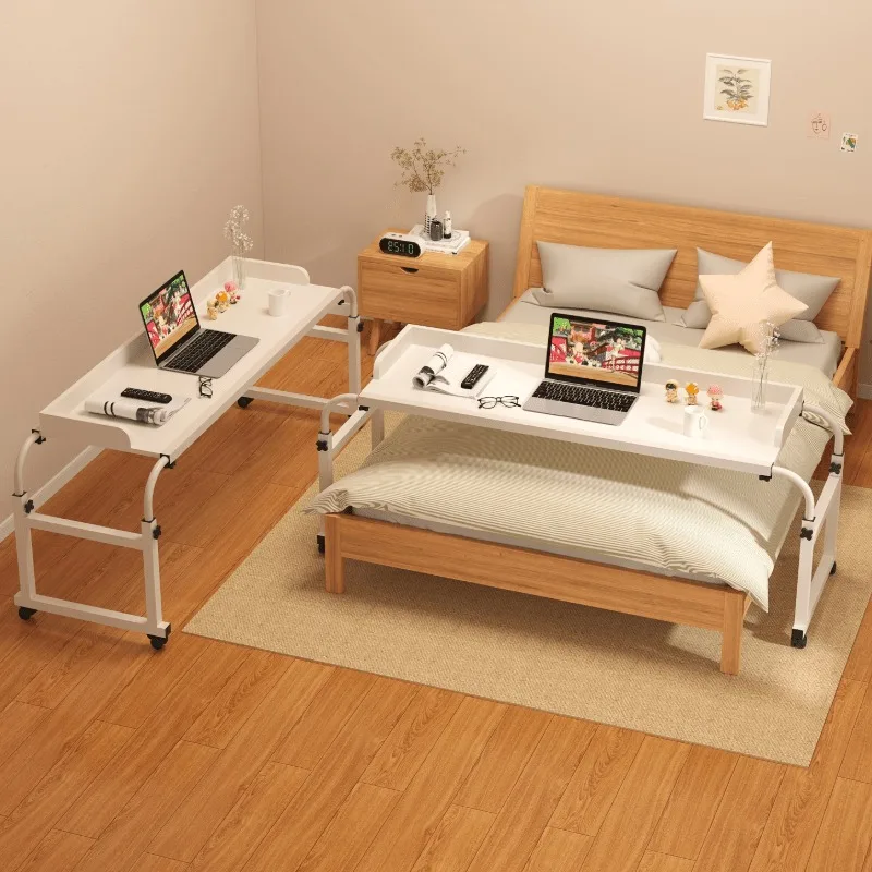 Height & Length Adjustable Movable Laptop Bed Table, Multifunctional Desk for Bed & Sofa Use