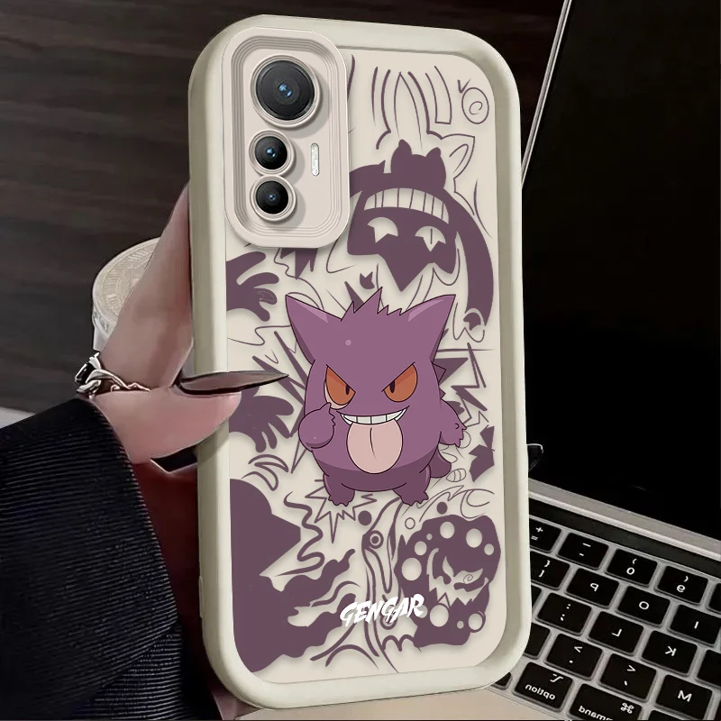 Funda Pokemon Playful Mischief Gengar a prueba de golpes para Xiaomi Mi 15 Ultra 14 13 12 12S 12X 11 Lite 5G NE 13T 12T 11T 14T Pro