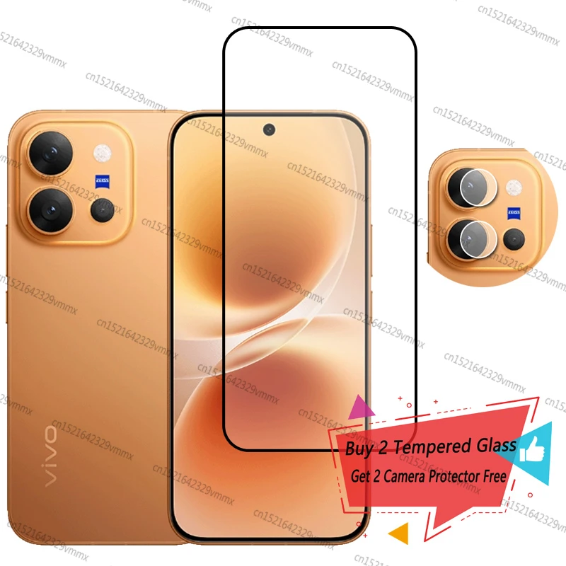 Full Cover Glass For Vivo X300 E Screen Protector Tempered Glass Vivo X300 E Glass For Vivo X300 E Camera Lens Film 6.59 inch