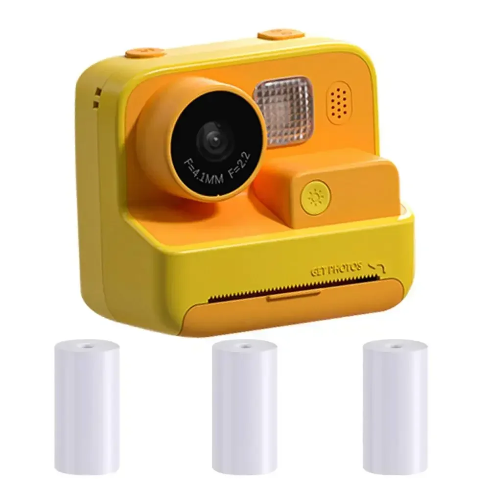 Kids Instant Print Camera HD Video Photo Mini Vintage Digital Cameras Toys Birthday Gift With Paper Camaras Instantaneas Fotos