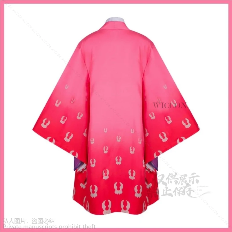 Nuovo Anime Kozuki Hiyori Costume Cosplay Wano Kuni Country Princess parrucca Kimono giapponese mantello accappatoio donna Sexy Halloween Suit