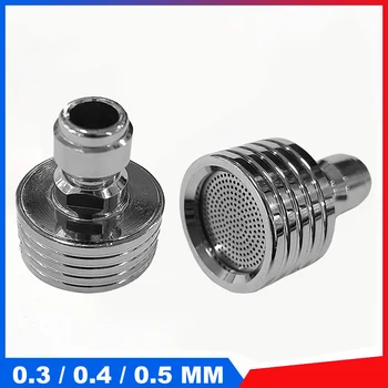 Hogedruk waterpistoolinterface Wasmondstuk Roestvrijstalen douchebladen 1/4 Quick Connect Wassen Auto's Tuin Stedelijk gereedschap