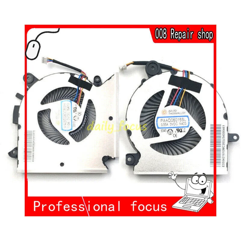 

New GPU & CPU Cooling Fan For MSI GF65 Thin 9SD 9SE 10SD 10SE