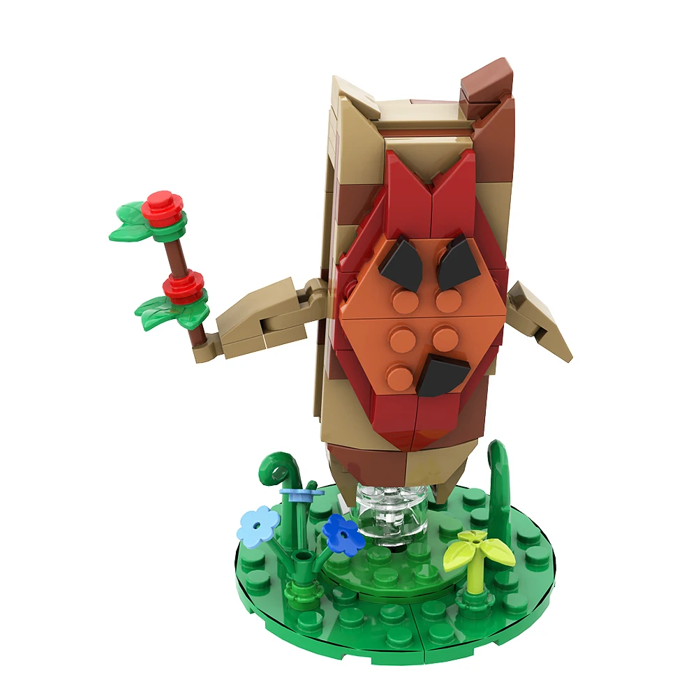 Gobricks Moc Zeldaed Yahaha Korok Building Blocks Set Ruins Guardian Keglo Seeds Game Action Figures Bricks Model Children Toys