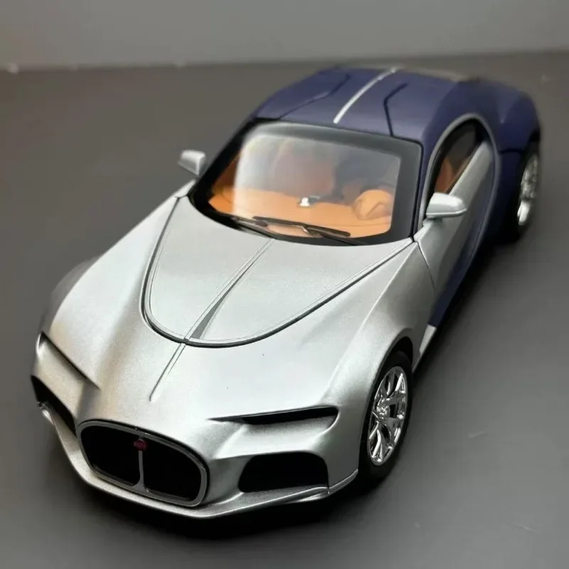 

1:24 Bugatti Atlantic Alloy Sports Car Model Diecasts Metal Toy Vehicles Car Model Simulation Sound Light Collection Kids Gifts