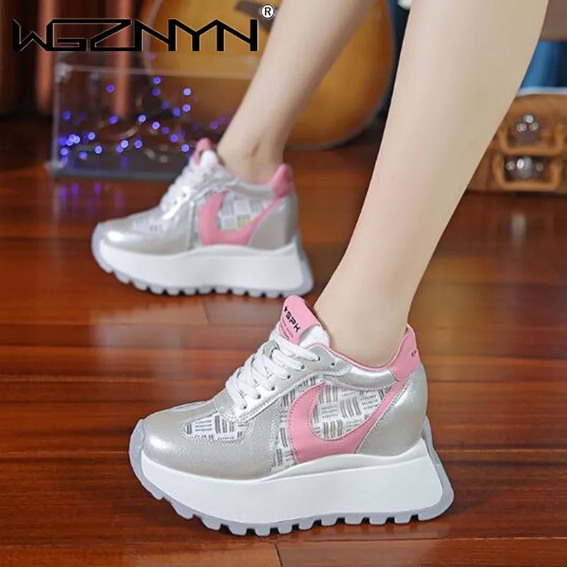 

Fashion Designers Chunky Sneakers for Women Shoes 2024 Spring Autumn Lace Up Thick Bottom Non-slip Light Comfortable Sport Shoes