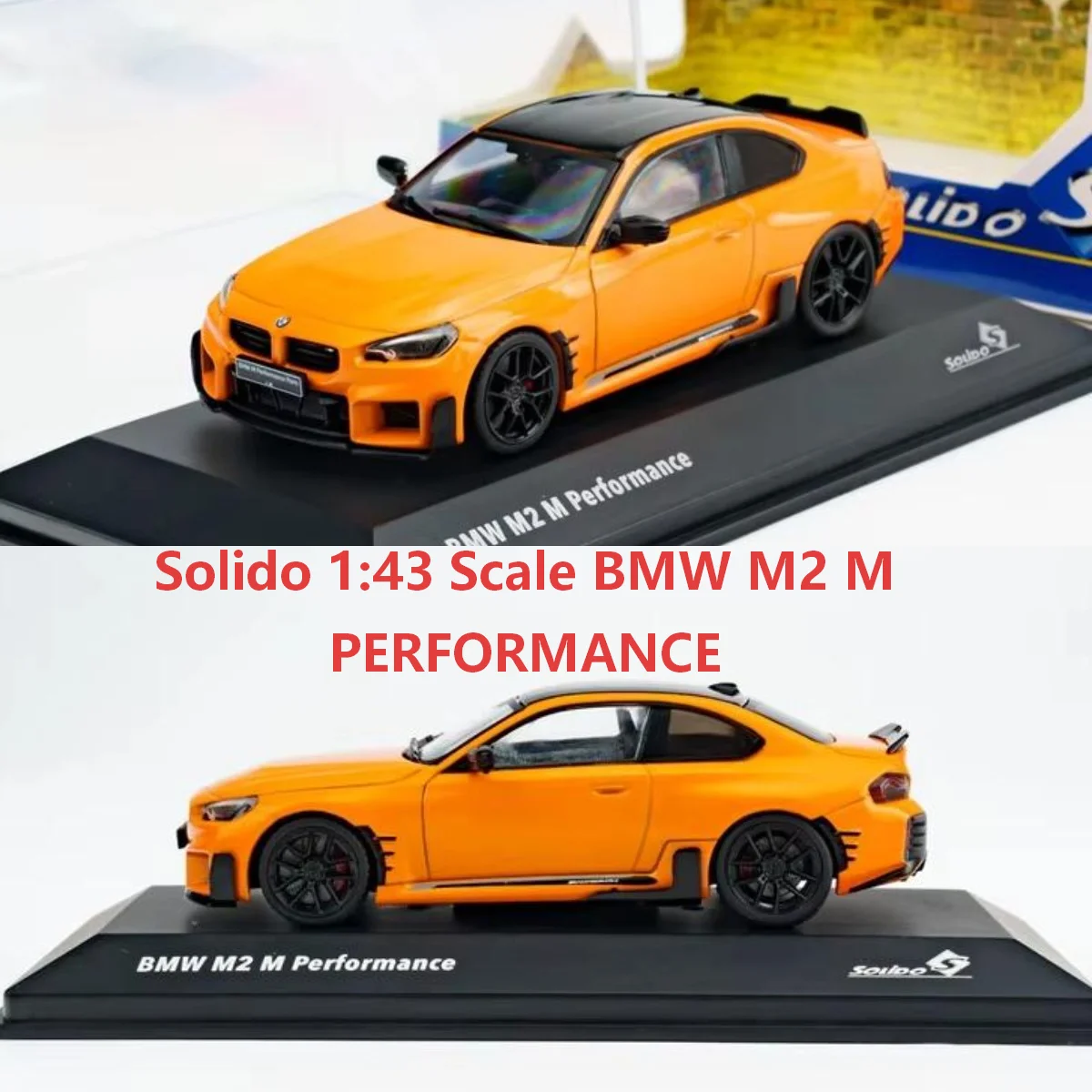 Diecast Solido 1:43 Scale BMW M2 M PERFORMANCE Alloy Car Model