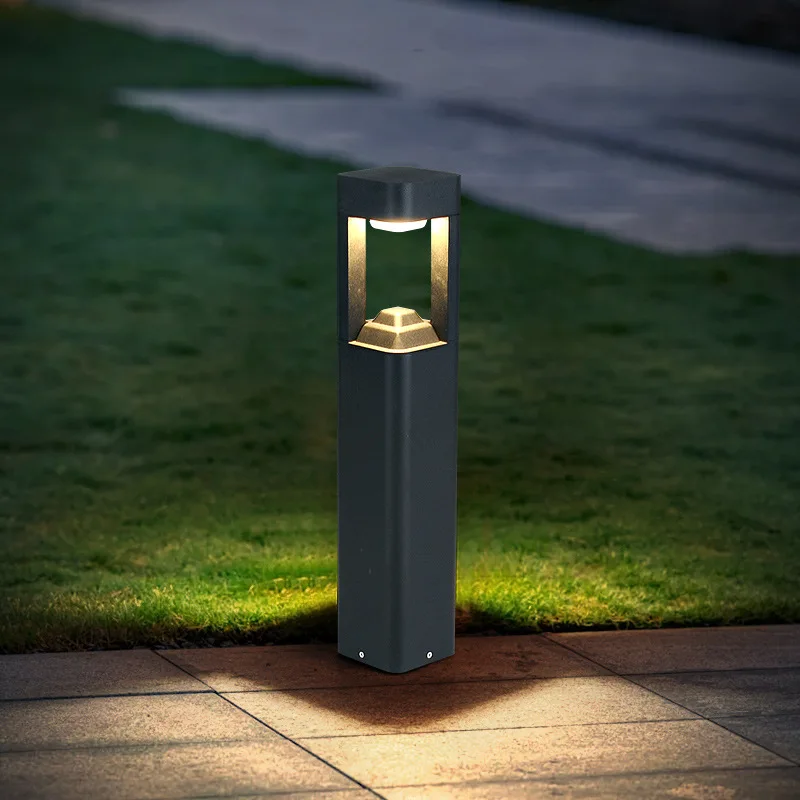 Yard Black Pillar Lamp Garden Gate Outdoor Pillar Light Bar Post Light Outside Post Lights Home Post Lighting Include Bulb