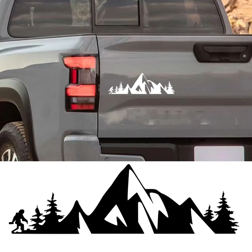 

Car Pickup Whole Body Stickers Decals For Nissan Frontier VW Amarok Ford F150 Isuzu D Max Mountain Decor Cover Auto Accessories