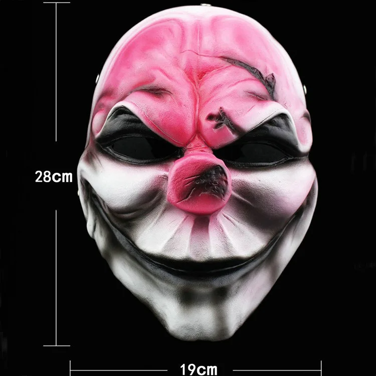 New Payday 2 Resin Cosplay Mask Masquerade Party Theme Game Character Props Predator Mask Halloween Masquerade Mask