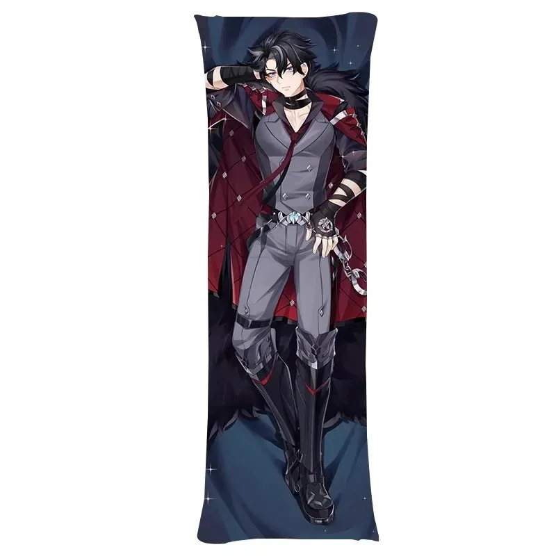 Genshin Impact Wriothesley Cosplay Che abbraccia la federa del corpo Costume di NATALE Wriothesley Lungo 2 lati Lungo abbraccio Copertura Regalo di festa