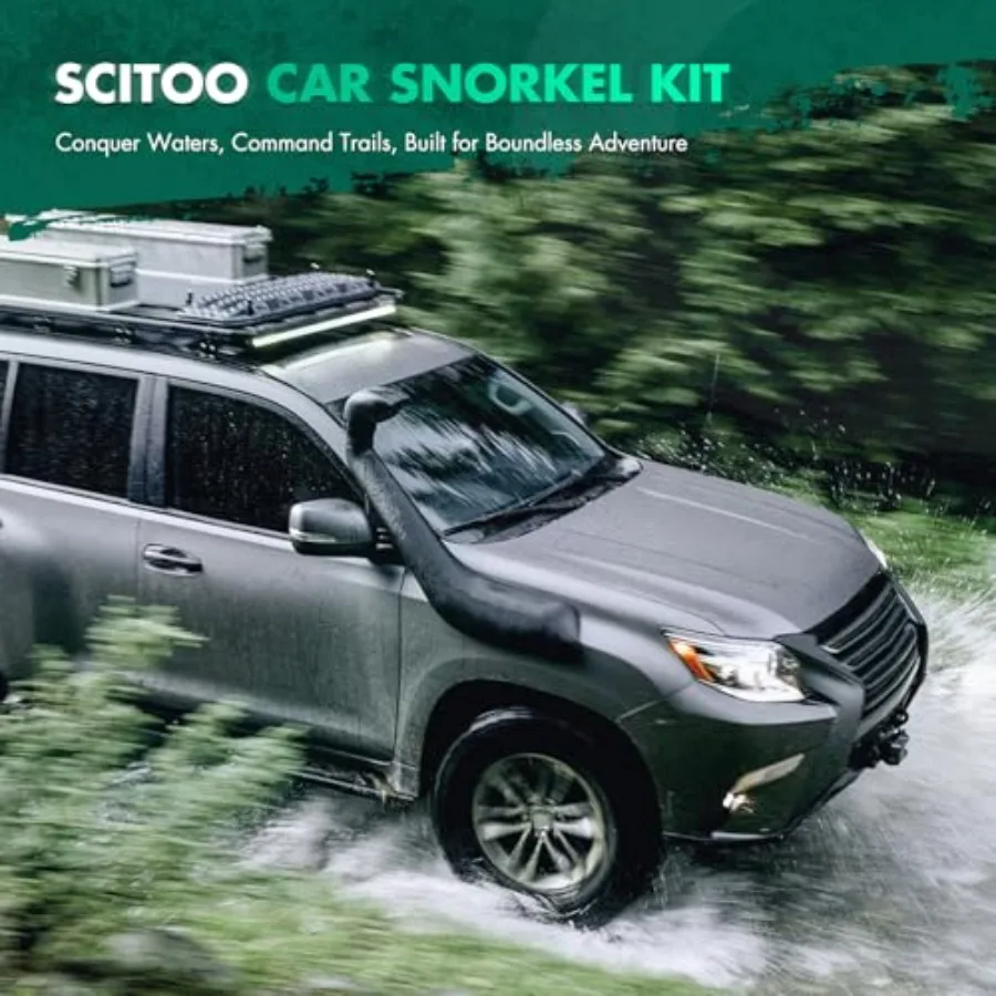 Car Snorkel Kit Assembly Replacement for  Tundra 2nd Gen Facelift 2014-2021 Designed for Off-Road Driving and High-Water