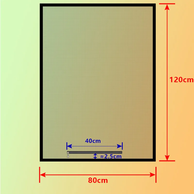 DTGJ Mosquito Net Window Screen with Zipper Custom Size Window Net Mesh Black Tulle Invisible Fiberglass anti-mosquito Skylights