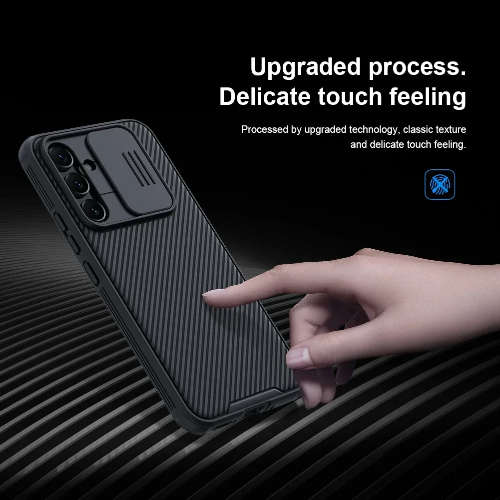 Nillkin For Samsung Galaxy A55 5G A54 5G CamShield Pro Case with Slide Camera Cover Protector Hard PC+TPU Cover