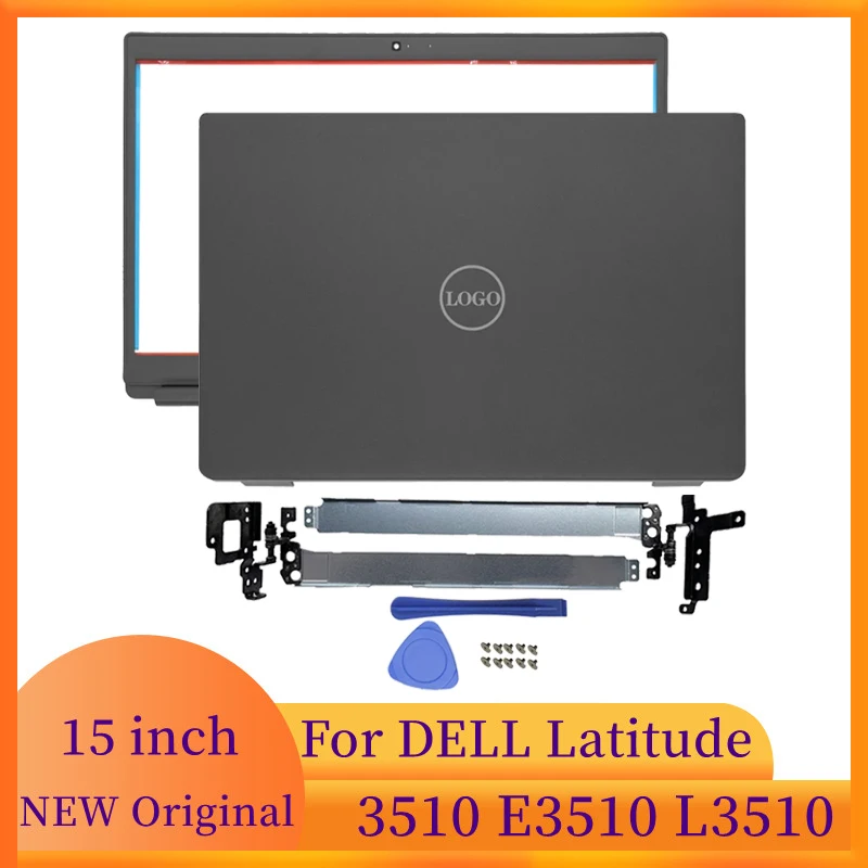 Imagem -01 - Dell Latitude 3510 Laptop Tela Case Lcd Tampa Traseira Dobradiças da Moldura Frontal 08xvw9 0cmcdf 0gck6r Novo dell latitude 3510 laptop tela case lcd tampa traseira dobradicas da moldura frontal 08xvw9 0cmcdf 0gck6r novo 01