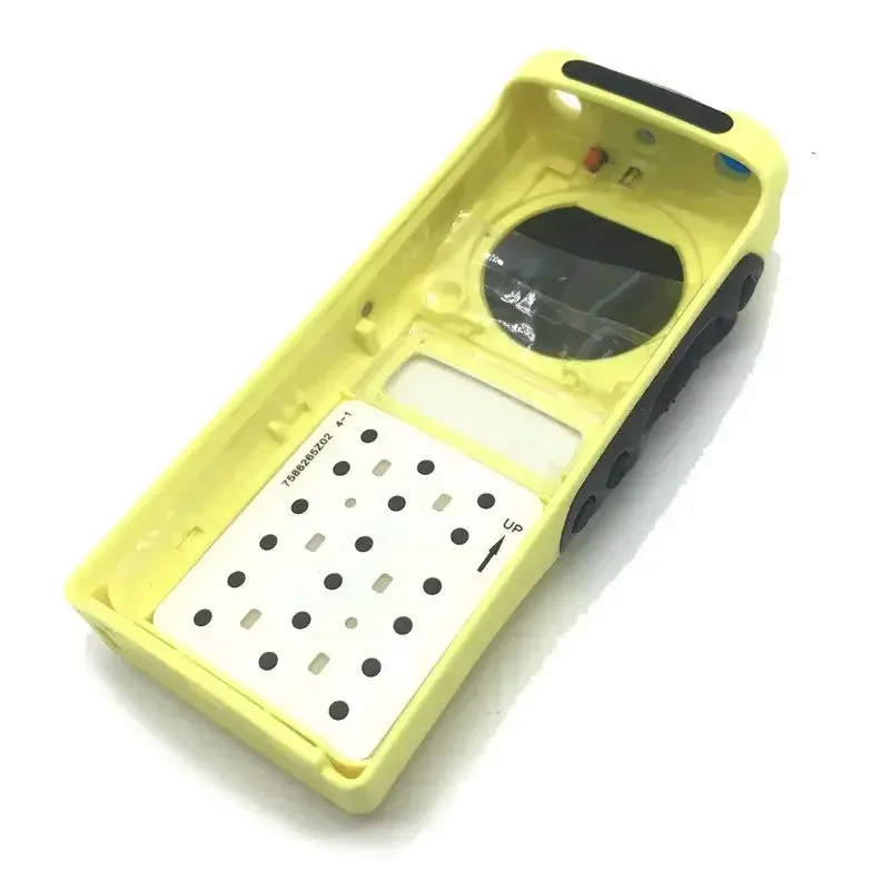 Set Yellow Color Front Cover Case Housing Shell with Knobs Keypads for Motorola GP338 GP380 PTX760 MTX960 MTX760 Radio