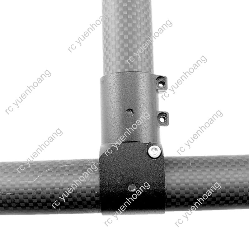 Adaptateur de connecteur fixe en alliage d'aluminium 6061, Joint en T de 25mm, Tube en carbone, train d'atterrissage, siège fixe à trois voies pour Drone Multicopter