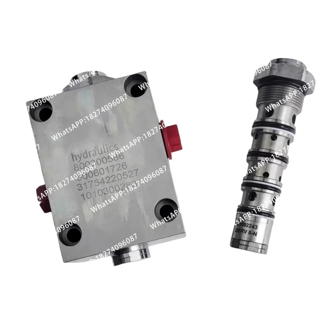 Applicable to  Crane Insertion-Type Bidirectional Hydraulic Lock Valve Block Spool Buch DERV8-B 1010300782 1010300283