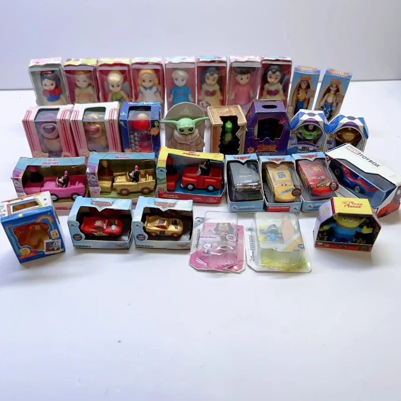 Mini figuras de Princesas de Disney, juguetes en miniatura de zuru, bola sorpresa, muñeco de Lotso Star Wars, Stitch, juguete de dulces, adornos coleccionables, regalos