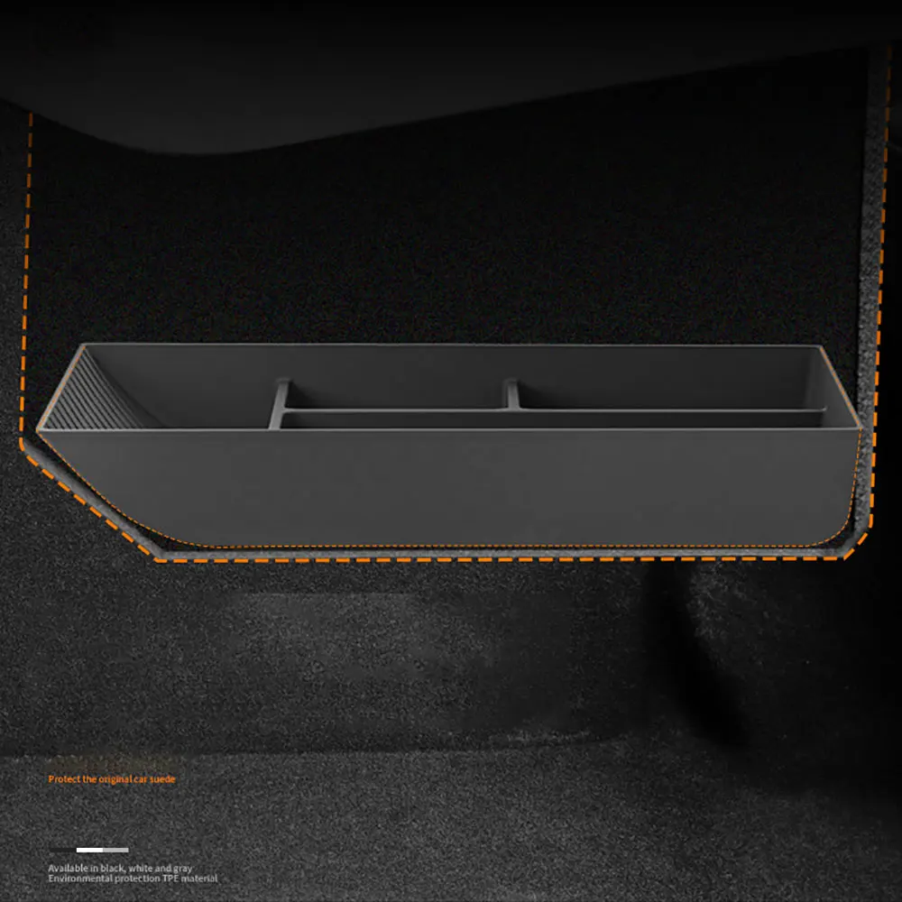 

For Tesla Model Y Juniper 2025 Upgraded Center Console Organizer Tray Lower Hidden Storage Box 2026 Model y Juniper Accessories