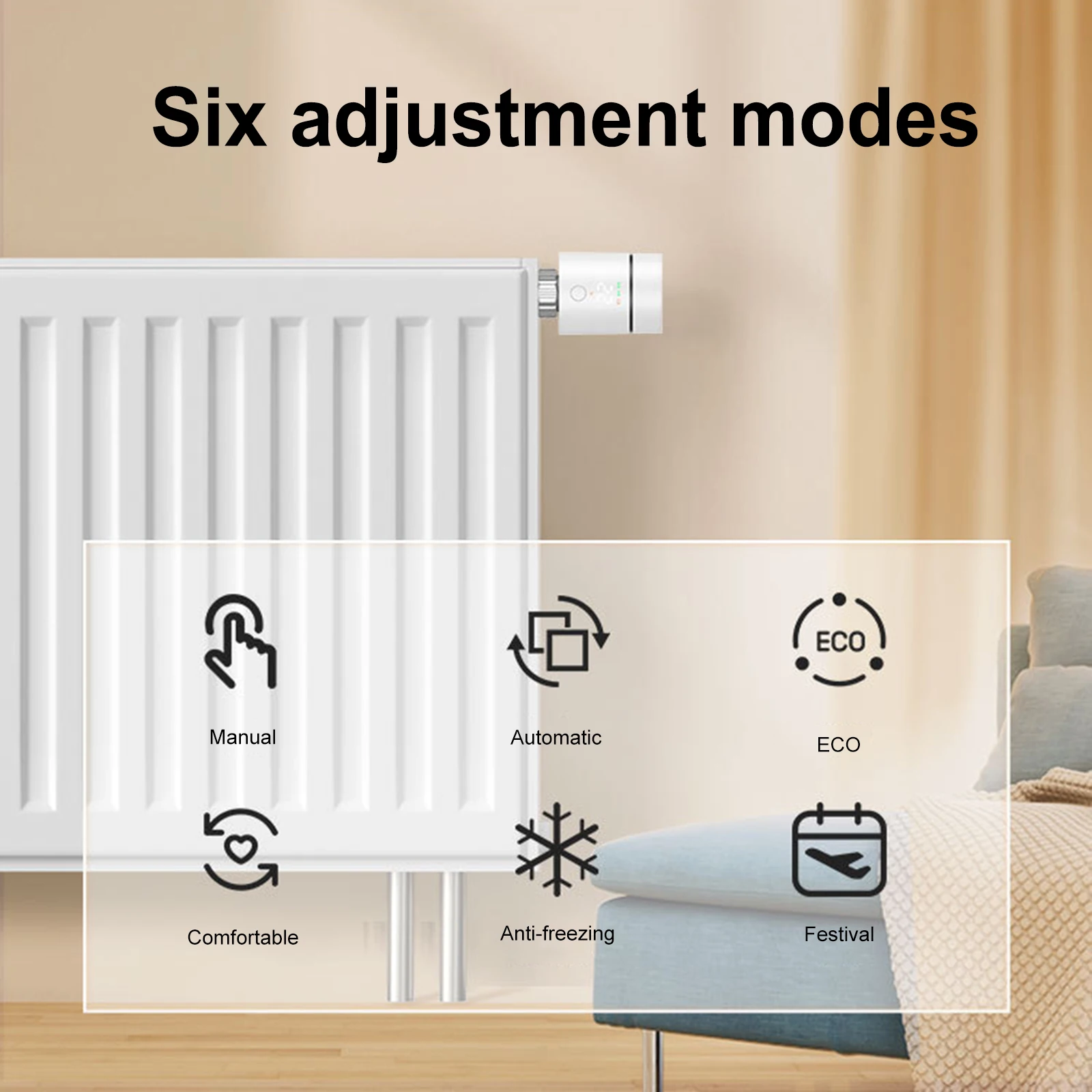 

Для ZigBee умный привод радиатора, клапан поддерживает приложение, термостат с дистанционным управлением, привод радиатора, поддержка Alexa/Google Home