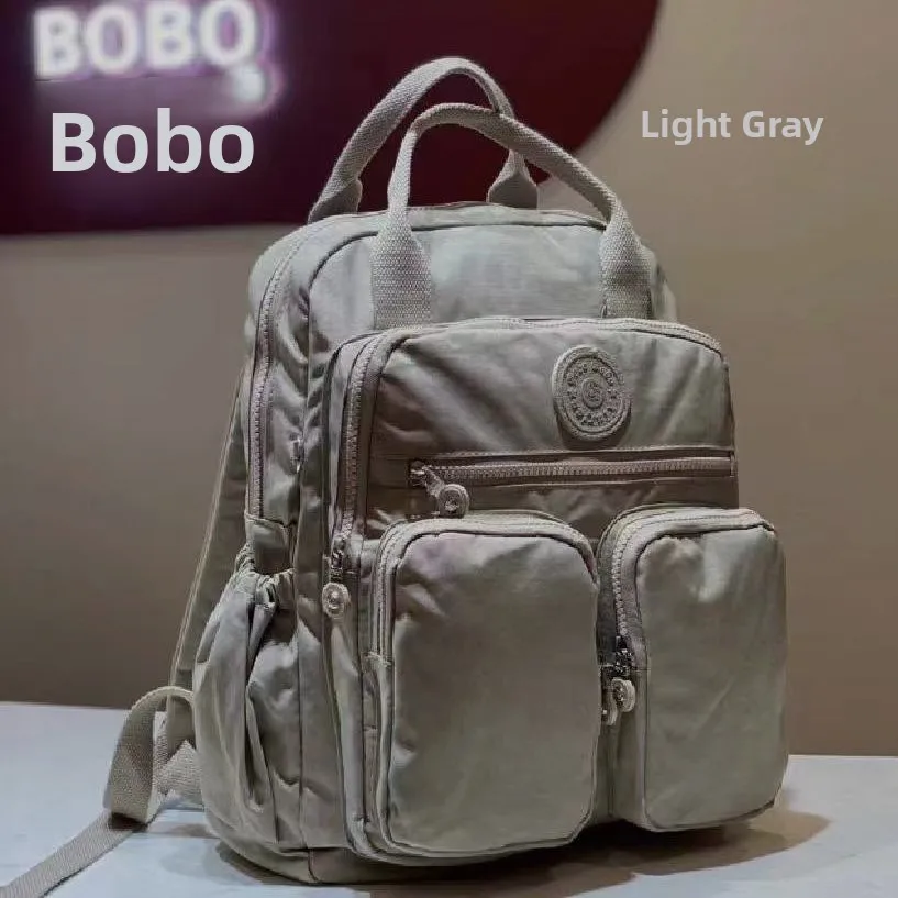 

Bope New Casual Fashion Travel Lightweight Washed Cloth Backpack Multi-compartment Large Capacity Student Double Shoulder Bag