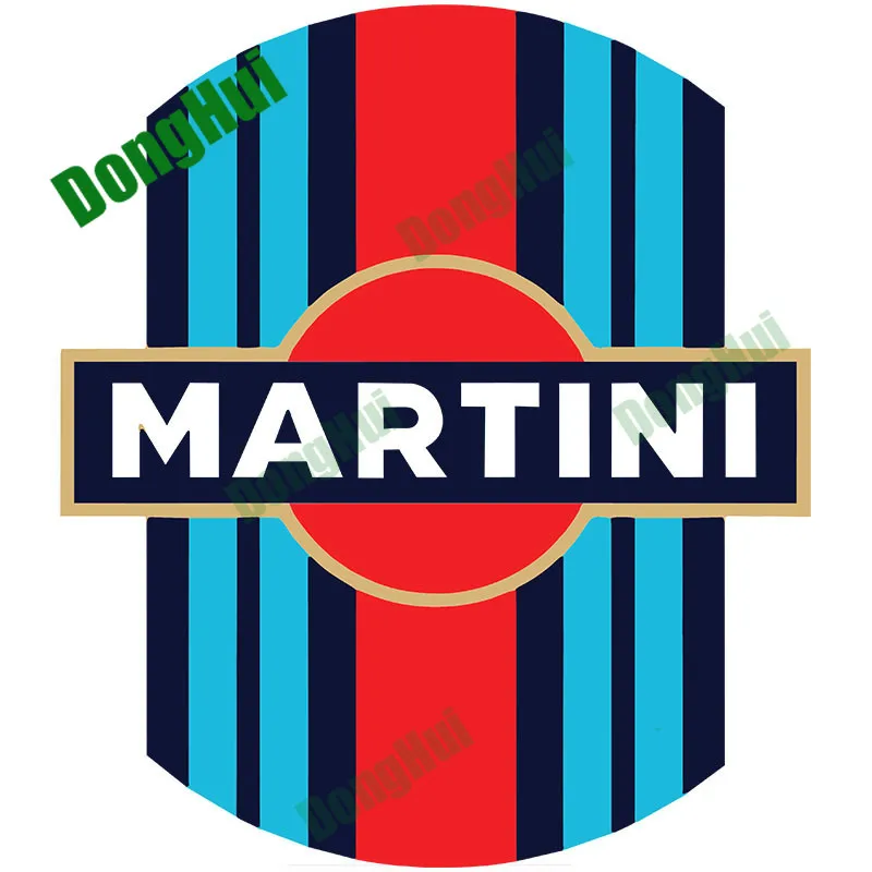 

Martini Racing Icon Car Window Stickers Rear Windshield Helmet Tablet Camper Van Skateboard Decals