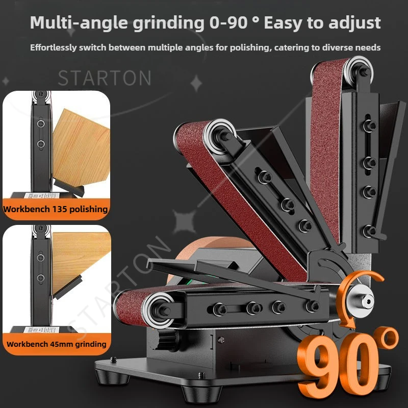 

Автоматическая точилка для ножей, портативная бытовая режущая шлифовальная машина, электрическая ленточная шлифовальная машина, шлифовальный круг