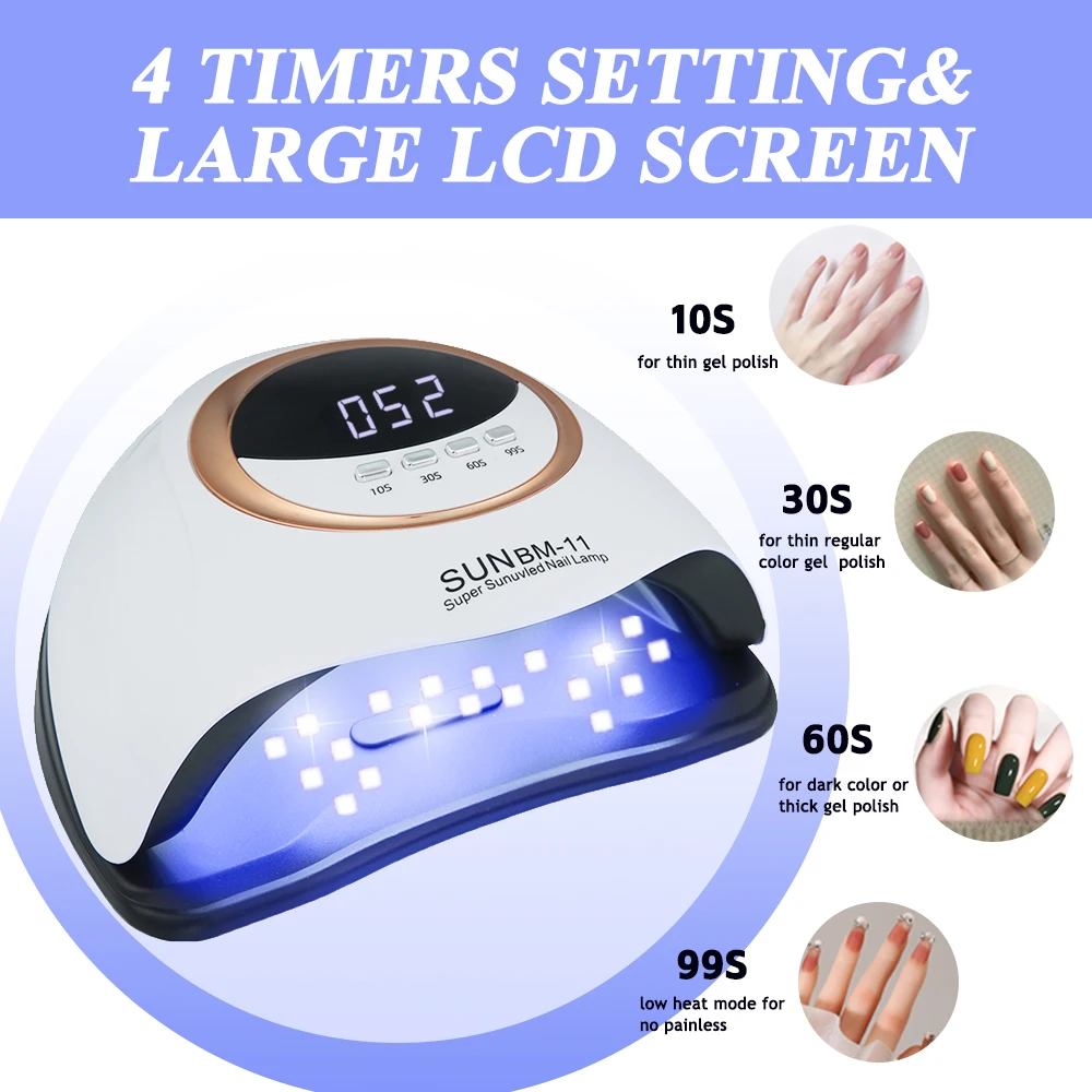 Professional 66 LEDs UV LED โคมไฟเล็บสําหรับเจลบ่ม,เซ็นเซอร์อัตโนมัติโคมไฟเล็บ, home Salon ทําเล็บมือเล็บเท้าเครื่องมือ