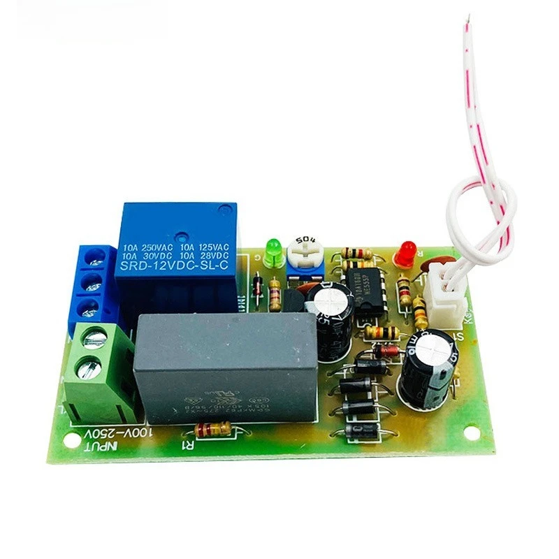 

AC220V Relay Module with Trigger Function, Input Delay Relay, Adjustable Delay From 1 Second To 5 Minutes