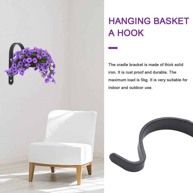 

File storage in Stock New Arrivals Set of 10 Hanging Basket Hooks Iron Wall Hanging Curved Up Plant Hook