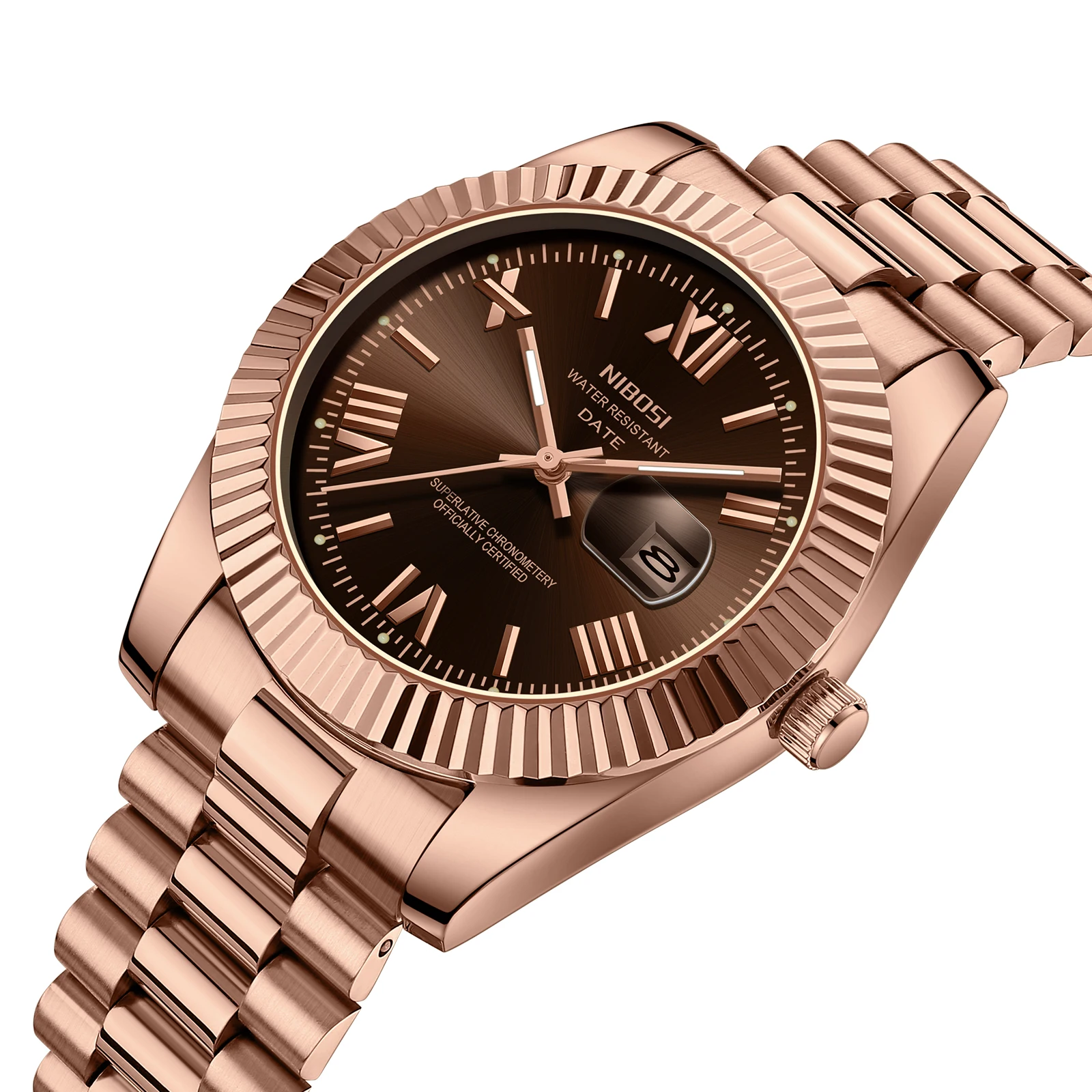 NIBOSI Fashion Men Watch Top Brand Luxury Wristwatch Auto Date Miyota Quartz Watch Men Waterproof Steel Male Clocks Reloj Hombre