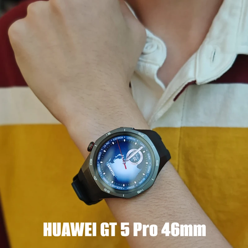 ساعة هواوي GT 5 Pro 46/42 ملم ساعة ذكية حتى 14 يومًا عمر البطارية للمستوى الاحترافي ساعة رياضية تتبع الصحة iOS Android