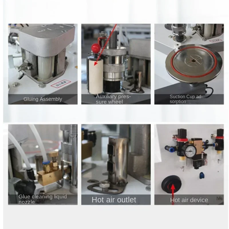 Ламинированный кромкооблицовочный станок в форме руки, столярный домашний автоматический кромкооблицовочный станок, прямоугольный рокер пластин