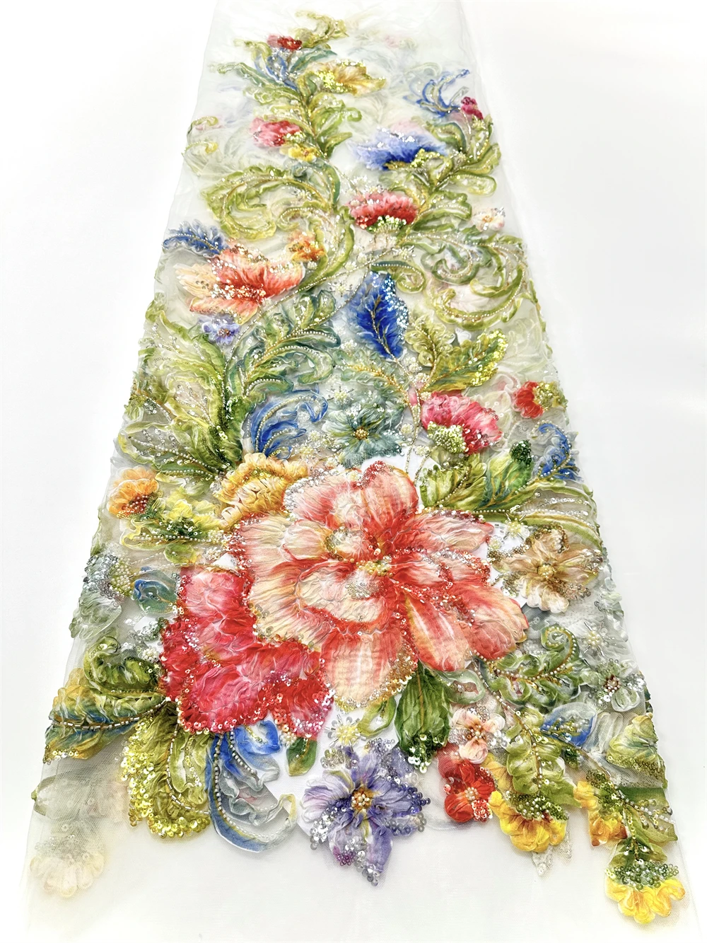 ผ้าลูกไม้แอฟริกันปักเลื่อมประดับด้วยลูกปัด งานปักคุณภาพสูงสำหรับเจ้าบ่าวเจ้าสาวชาวไนจีเรีย ผ้าลูกไม้ฝรั่งเศสคุณภาพสูงสำหรับงานแต่งงาน