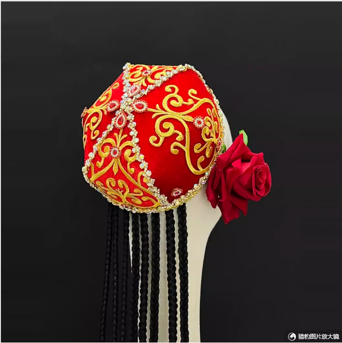 

Уйгурский танцевальный головной убор: шляпа Синьцзяна, украшения на голову Синьцзяна