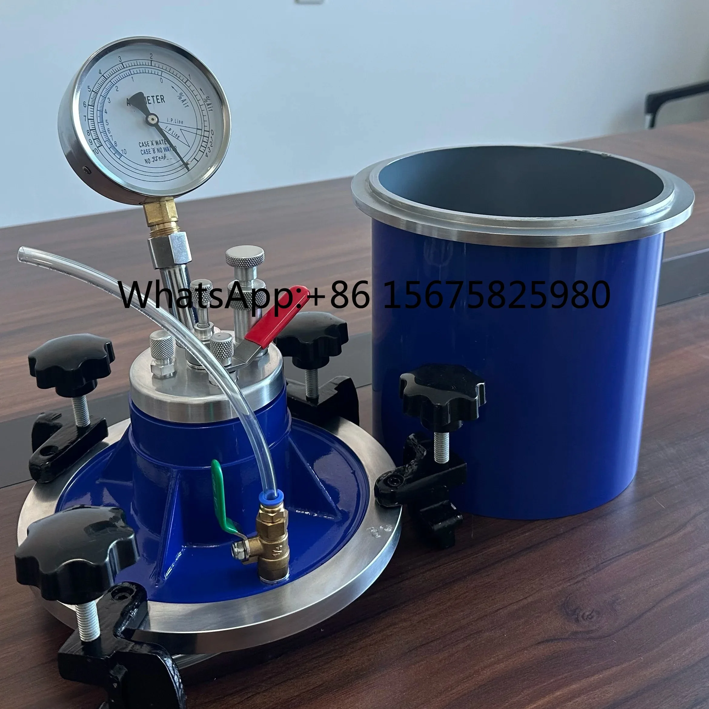 Direct Reading Concrete Mortar Air Content Meter – Pressure Type Air Entrainment Tester