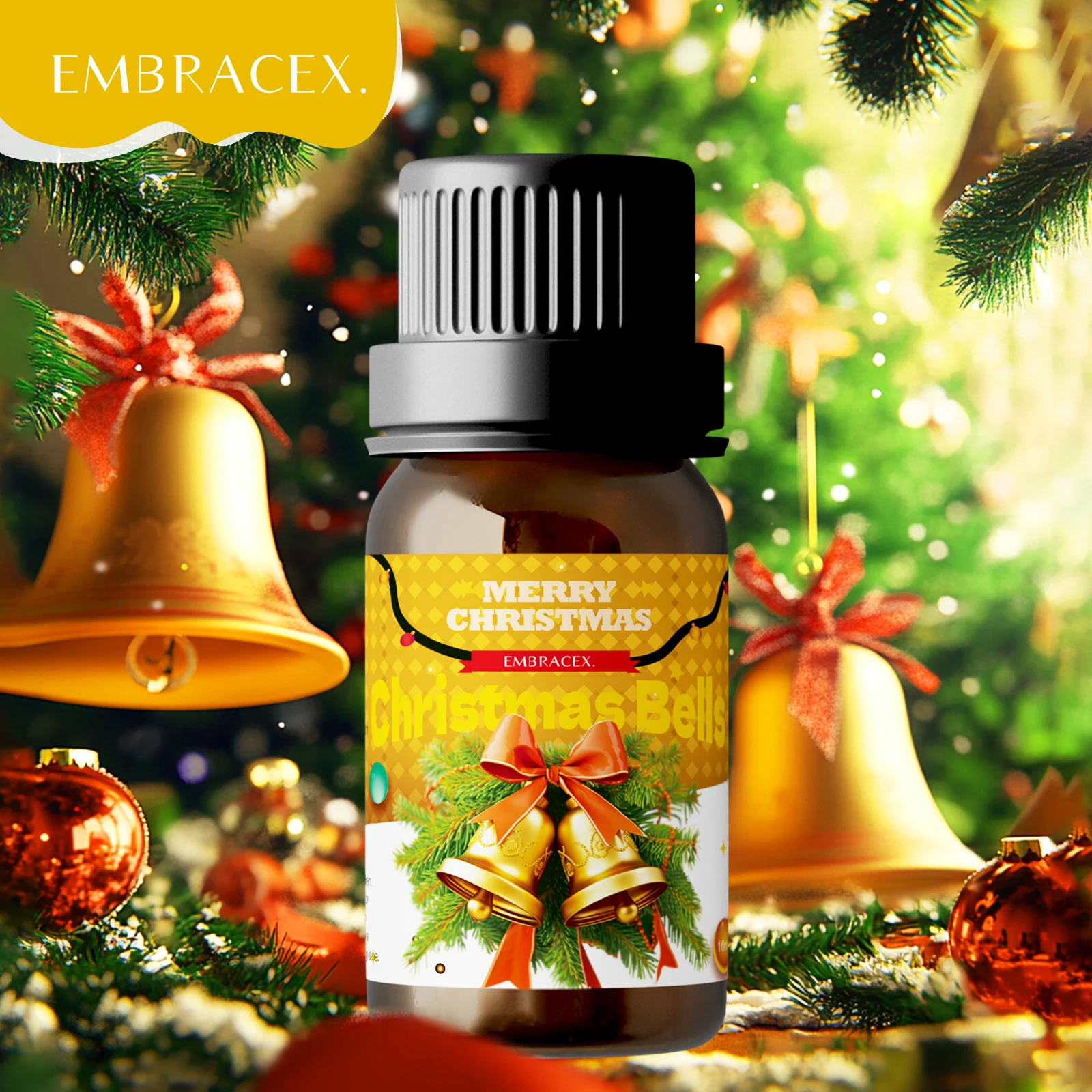 

10 мл рождественские колокольчики эфирное масло с Рождеством эфирные масла уход за кожей уход за волосами DIY рождественские свечи мыло рождественские подарки