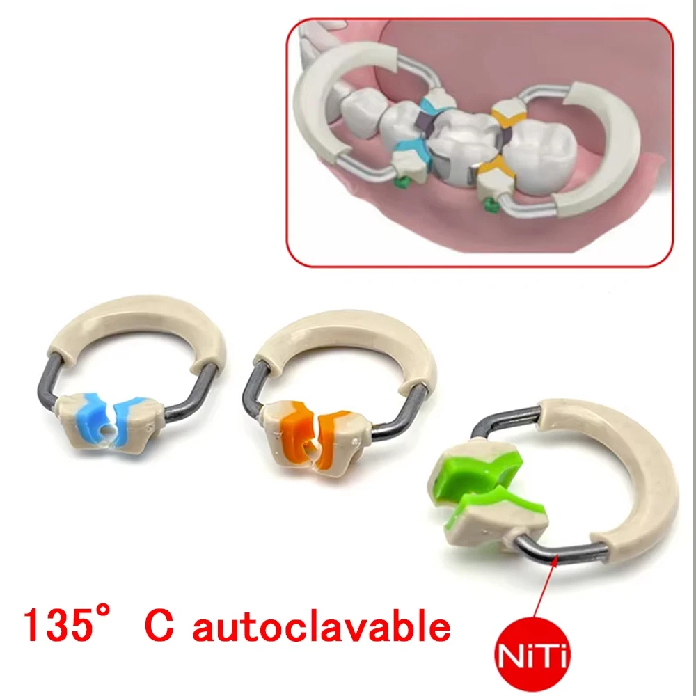 

1pcs Dental Matrix Ring Clip Sectional Matrix System for Molar Restoration Durable Stainless Steel Matrix Bands Dentist Tools