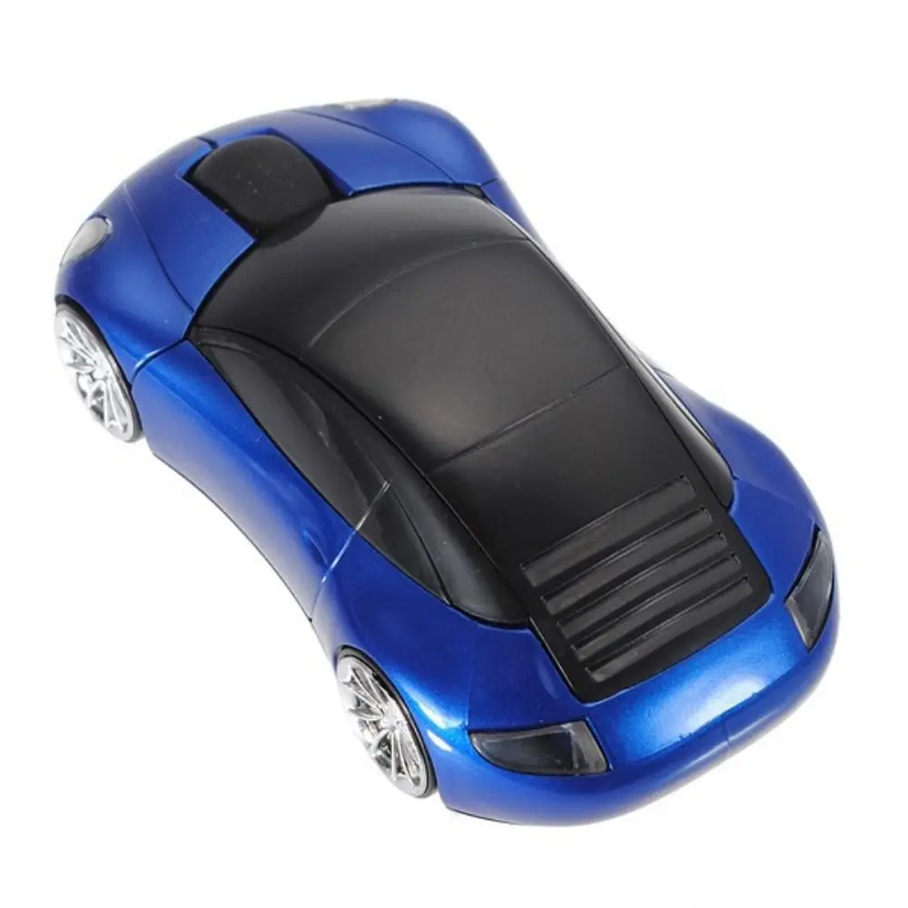 2.4GHz Sports Car Wireless Mouse 1600DPI Low Energy Consumption Car Shaped Wireless Mouse Lightweight Portable for Laptop/PC