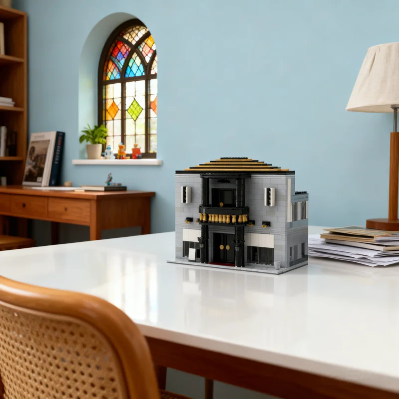 

6605 деталей MOC Cinebricks: Модульная модель городского пейзажа, конструктор, игрушка-подарок, креативный коллекционный набор для демонстрации, премиум-класс для взрослых и детей