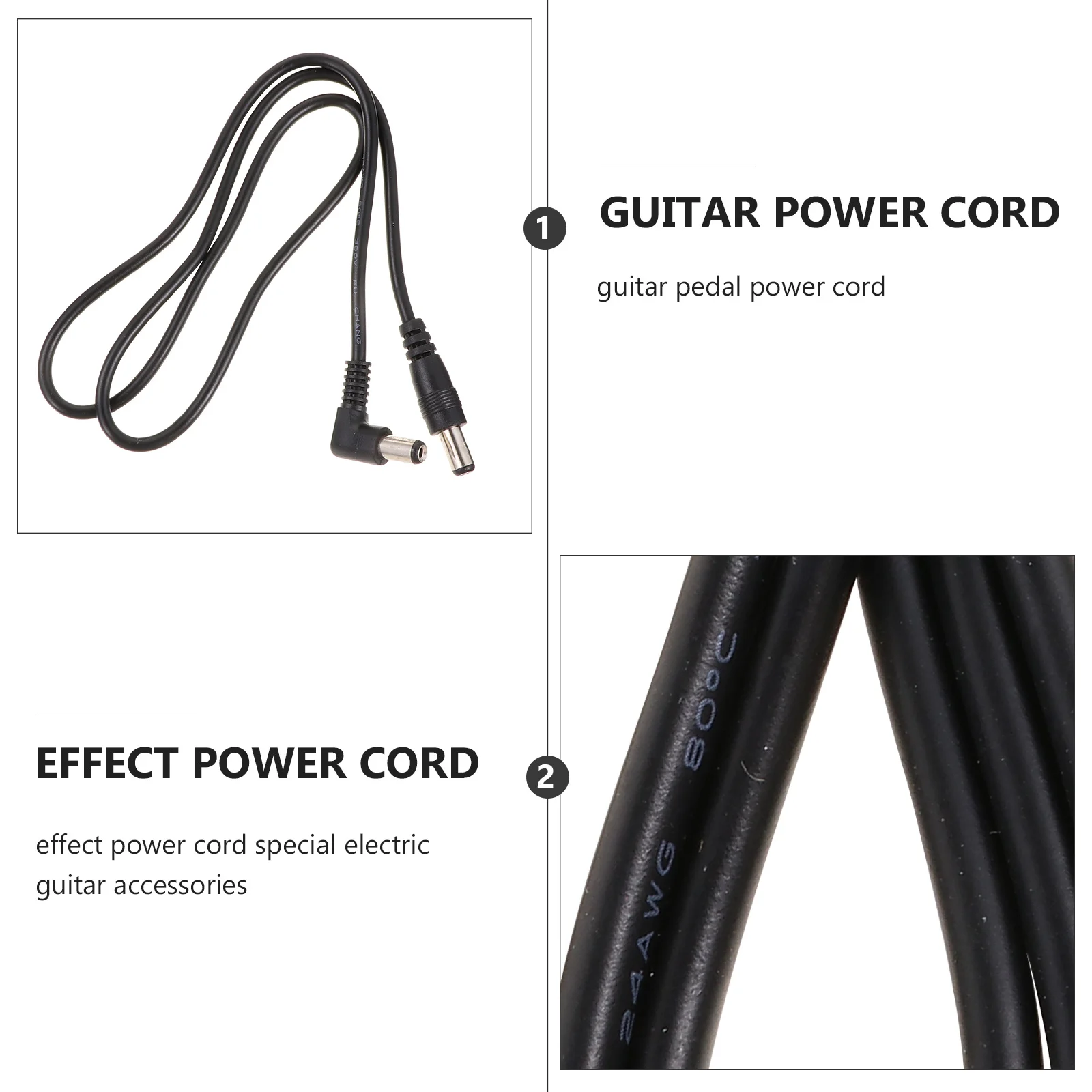 

12pcs Cable For Guitar High Fidelity Noise Isolation Lossless Sound Metal Connector Durable Moist Resistant Stage Performance