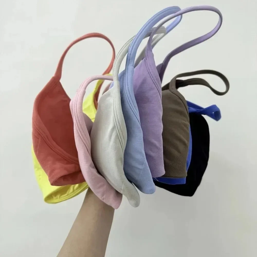 المقاومة التدريب الرياضة الأعلى اليوغا Strappy الصدرية الديناميكية فتاة النساء متوسطة دعم سلس حزام الرسن تجريب رائجة البيع اليوغا الصدرية #2